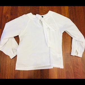 Oscar de la renta white blouse